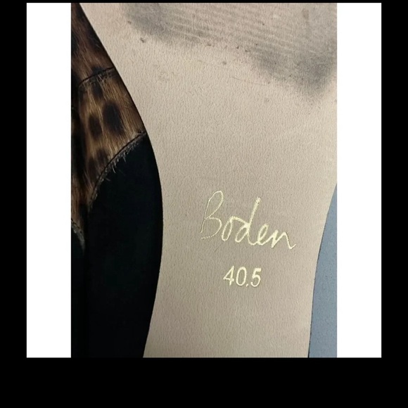 Boden Leopard Print Ballet Flats - Picture 4 of 4